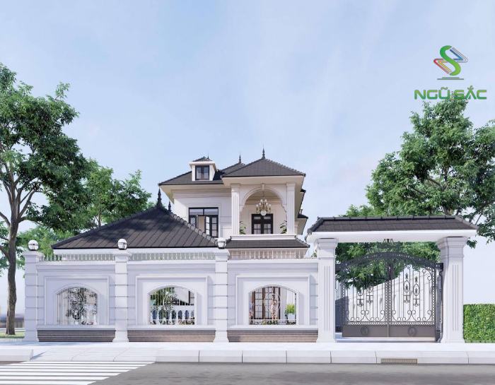 hàng rào đẹp cho biệt thự
